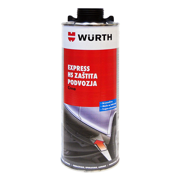 Zaštita podvozja prelakiriva HS EXPRESS crna 1kg