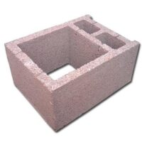 Betonski blok kutni 25cm ćošnak za zidanje 24x38cm