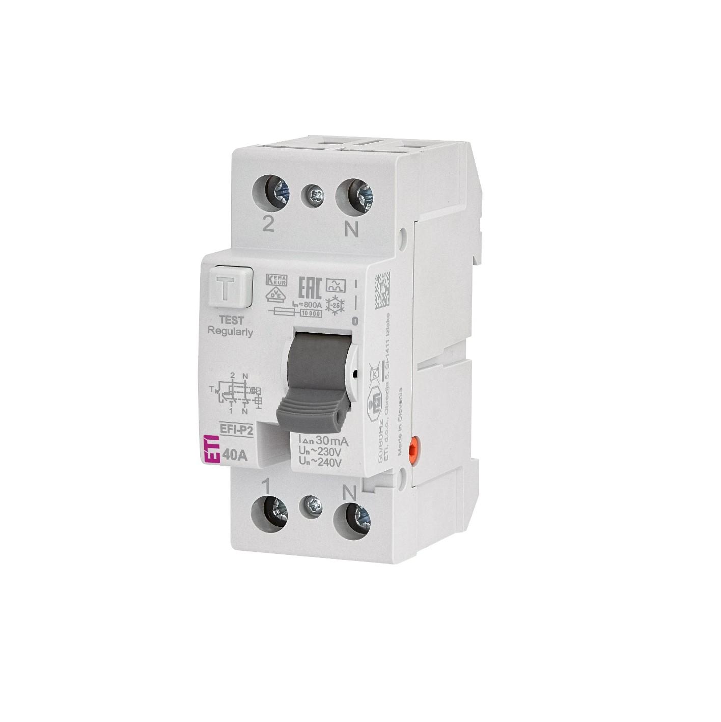 Sklopka fido monofazna 40/0,03 ETI EFI-P2 A 40/0.03