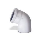 PVC koljeno 50/45 sa gumicom za odvodne cijevi