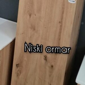 Bočni niski ormarić za kupatilo vertikalni stub