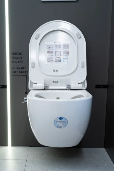 WC šolja viseća Hill Rim Out (sa slavinom topla/hladna voda i daskom soft close) rimless - Image 4
