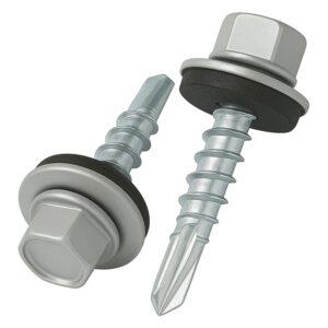 Vijak za lim RAL9006 aluminij sivi DIN7504K – šesterokutna glava za metal i drvo