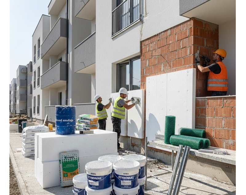 Fasadni sistem stiropor komplet materijal - najbolja cijena