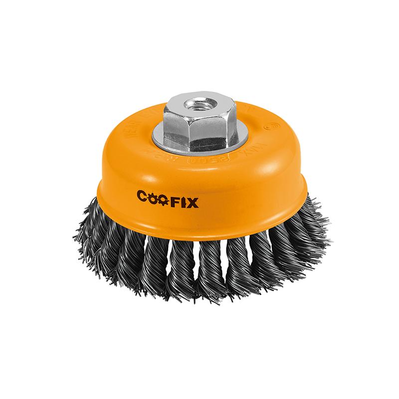 Četka lončasta 75mm uvrnuta M14, CFA-21001 CooFix