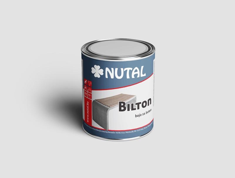 BILTON smeđa boja za beton 1/1 Nutal