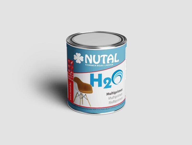 MULTIPRIMER H2O bijeli 0,75L temeljni premaz na bazi vode univerzalni Nutal